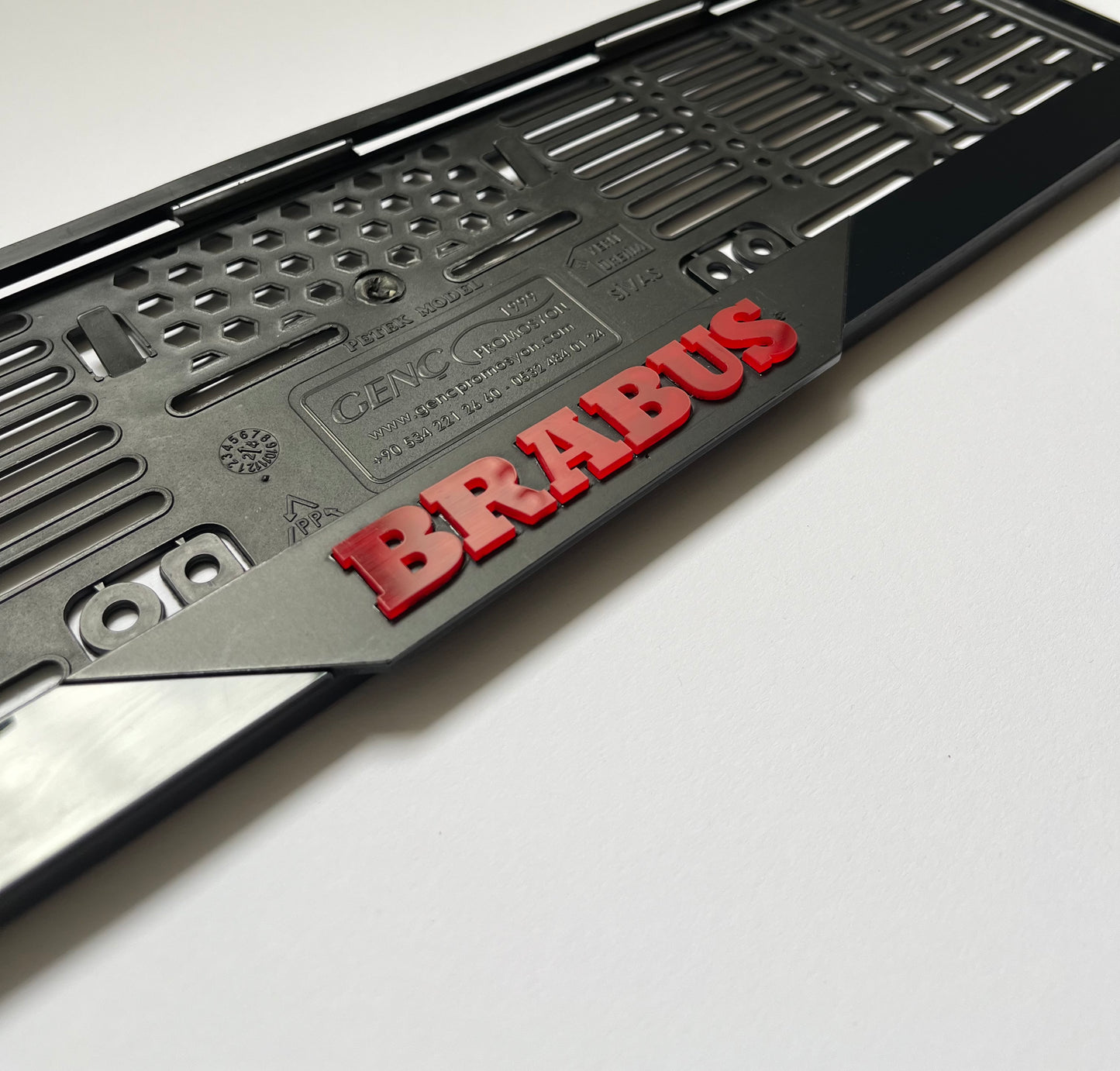 3D Logo Premium Kennzeichenhalter 2stk.