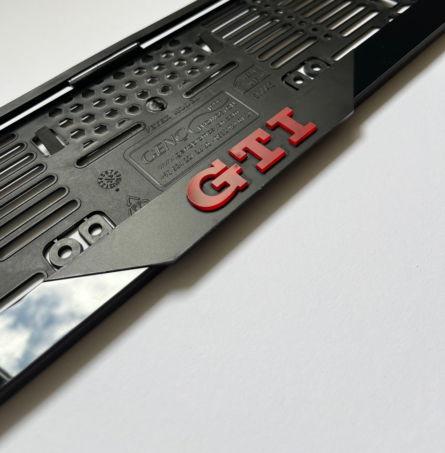 3D Logo Premium Kennzeichenhalter 2stk.